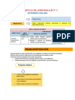 Experiencia de Aprendizaje N4to Año