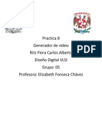Practica 8 - Ritz Flora Carlos Alberto - Grupo - 5 - VLSI