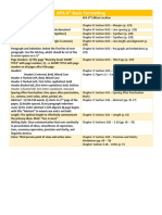 APA 6th Basic Formatting Guide