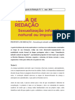 Sexualização infantil debate