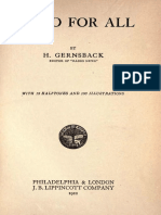 Radio For All Gernsback 1922