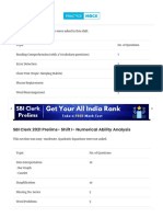 SBI Clerk 2021 Prelims-Shift I - English Languauge Analysis