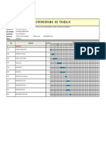 Cronograma de Trabajo: Servicio Contratista Ing. Residente Supervisor Ubicación Fecha MES