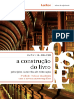 A Construção Do Livro Princípios Da Técnica de Editoração Emanuel Araújo Z