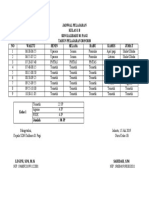 Jadwal Pelajaran 2019-2020