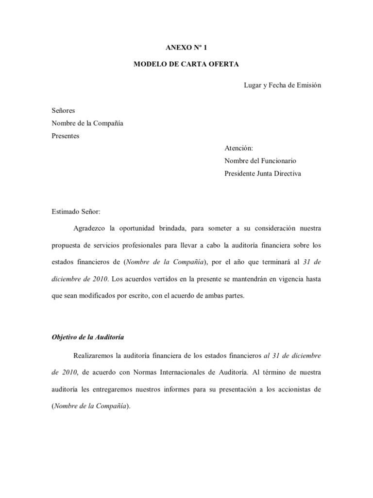 Plan de Auditoria de Estados Financieros