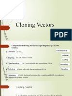 Cloning Vectors 2