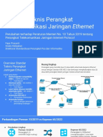 Paparan Standar Teknis Ethernet 