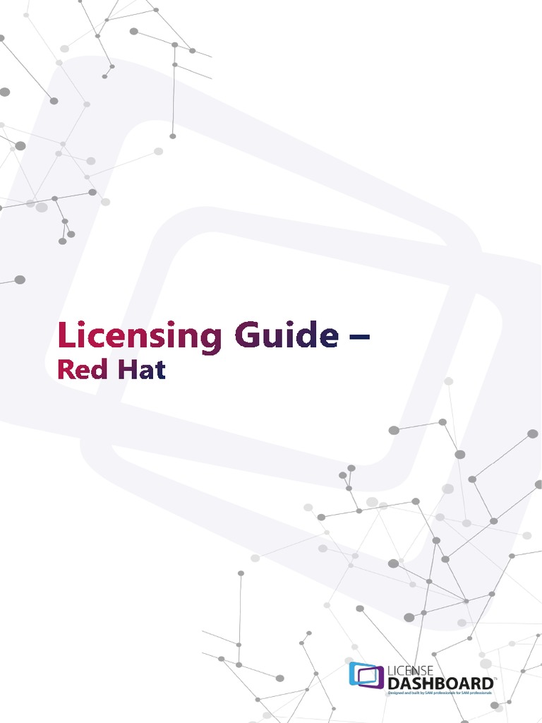 Red Hat Licensing Guide PDF Cloud Computing Red Hat