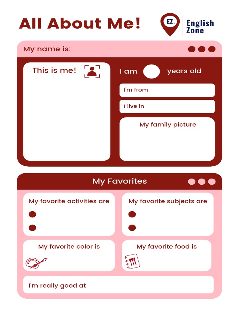 Personal Profile and Favorites Summary | PDF | Self-Improvement
