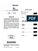 Service Manual Transmission 1992-1993