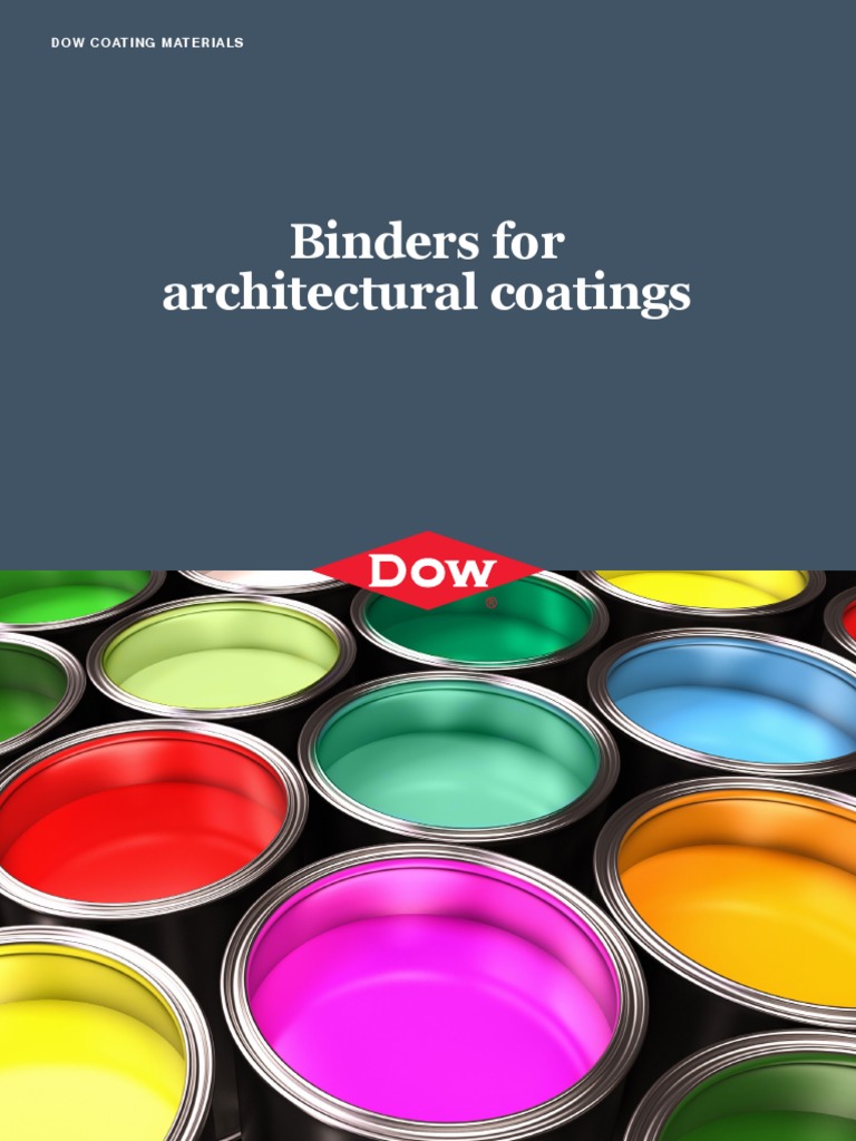 Binders For Architectural Coatings Dow Coating Materials PDF Paint