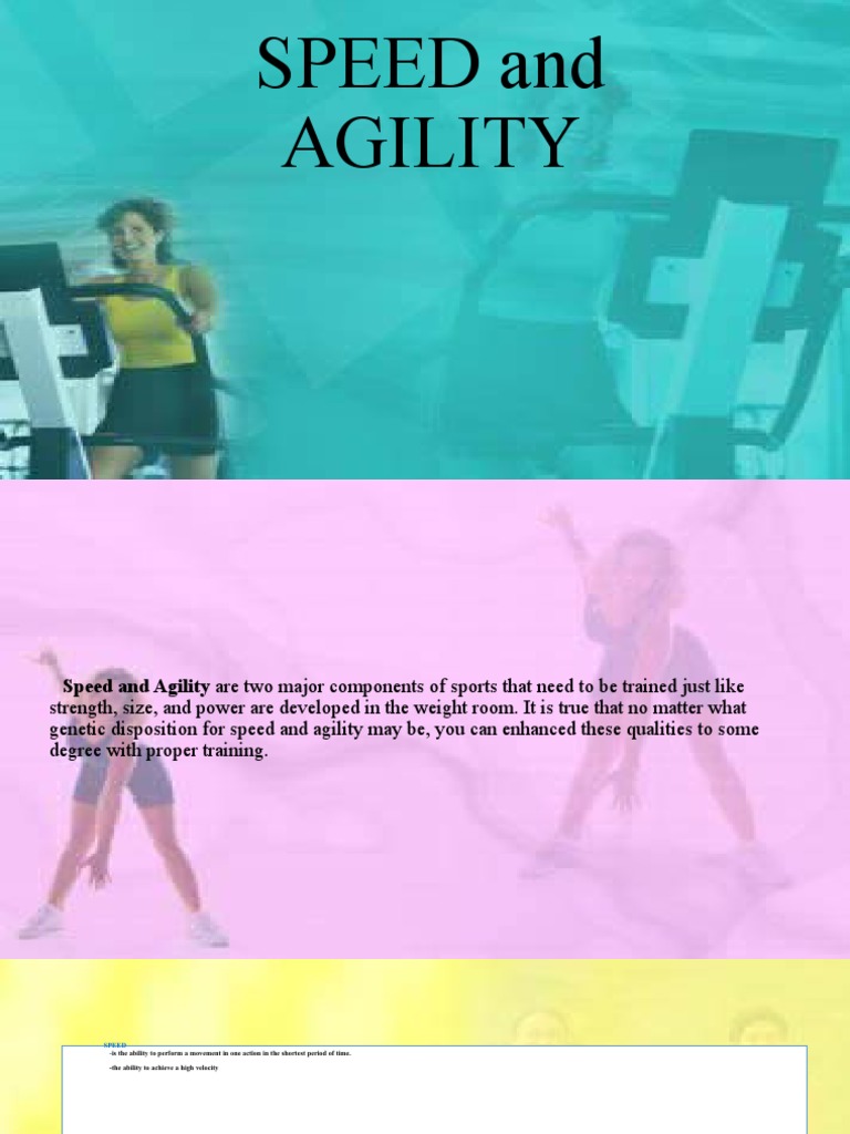 Speed and Agility PDF Sports Hobbies