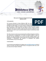 Bases X Concurso Nacional de Cuento Biblioteca EPM 2022