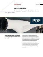 Korea Aerospace University: Structural Design, Analysis, and Testing of A 10 KW Fabric-Covered Wind Turbine Blade