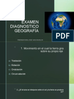 EXAMEN DIAGNOSTICO GEOGRAFIA