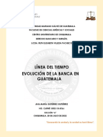 Línea Del Tiempo de La Banca en Guatemala