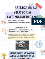 Metafisica en La Filosofia Latinoamericana