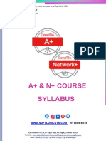 A+ & N+ Course Syllabus: Top-Grade Curricular To Get Top-Notch Skills