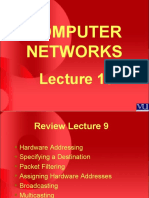 COMPUTER NETWORKS LECTURE 10 REVIEW