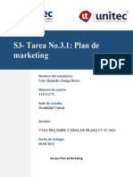 S3 - Tarea No.3.1 Plan de Marketing