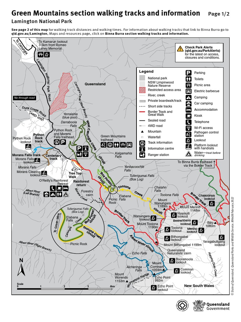 Lamington Green Mts Map | PDF | Hygiene | Sanitation