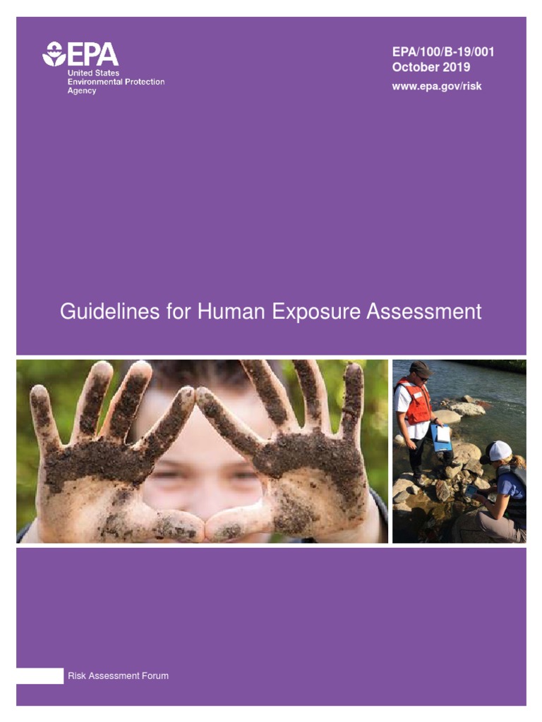 US EPA Guidelines For Human Exposure Assessment PDF Risk United