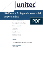 S4 Tarea 4.2 Segundo Avance Del Proyecto Final Luis Reyes