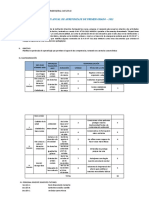 Plan Anual PRIMER GRADO 2022