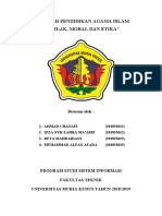 Tugas Makalah Akhlak, Moral Dan Etika