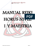 Manual Reiki Horus Nivel 1 y Maestria