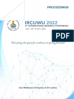 Proceedings IRCUWU2022