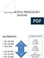 4-5. - Nutrición en El Preescolar y Escolar