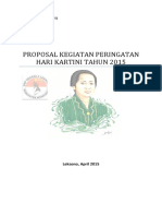 SMP N 2 Leksono Proposal Peringatan Hari Kartini 2015
