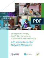 A Practical Guide For Network Managers: Linking Private Primary Health Care Networks To Sustainable Domestic Financing