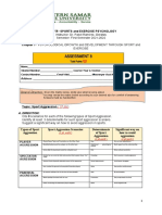 ASSESSMENT Chapter 7 PED 214 SportsExercise Psycholog