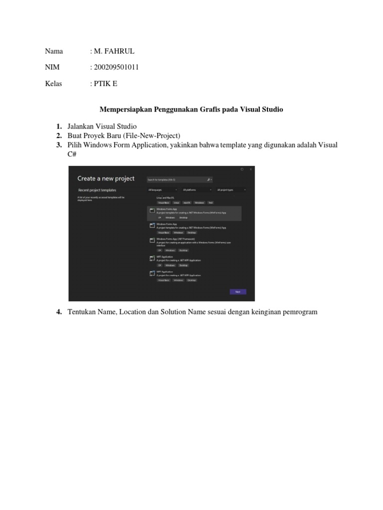 Grafis di Visual Studio C#: Panduan Praktis | PDF | Metode & Bahan Ajar ...