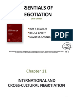 Chapter11 International and Cross-Cultural Negotiation