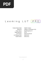 Leeming LUT Pro III Setup Guide Fujifilm X Series