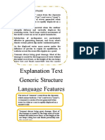 Explanation Text Generic Structure Language Features: Tsunami