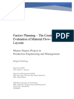 FACTORY PLANNING - The Creation and Evaluation of Material Flow - 2022 04 13