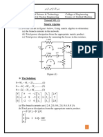 Matrix Algebra Tutorial for Electrical Engineering Students