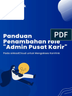 Penambahan Role Admin Pusat Karir