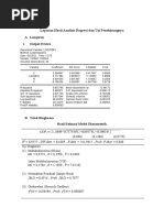 Laporan Hasil Analisis Regresi Dan Uji Pendukungnya: A. Lampiran I. Output Eviews