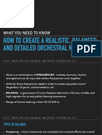 What You Need To Know: How To Create A Realistic, Balanced, and Detailed Orchestral Mockup