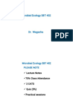 Microbial Ecology SBT 402 Part 1