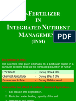 IO-Ertilizer IN Ntegrated Utrient Anagement (INM) : B F I N M