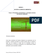 Principales Características y Principios Rectores Del Derecho Ambiental