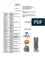 Mounting kits pressure sensor and swivel foot (3)