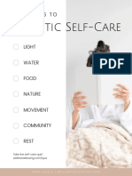 Holistic Self Care Poster